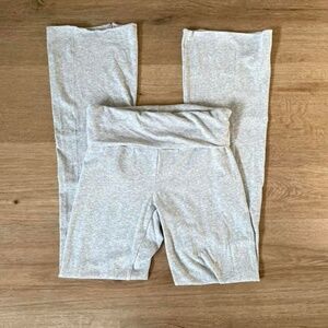 Skims Cotton Jersey Foldover Pants